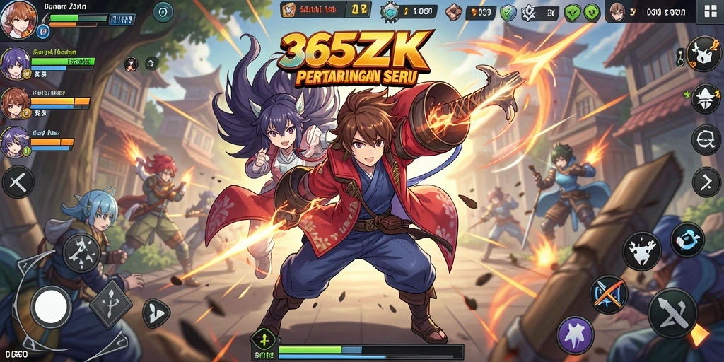 Tampilan visual menarik dari gameplay 365ZK yang penuh aksi.