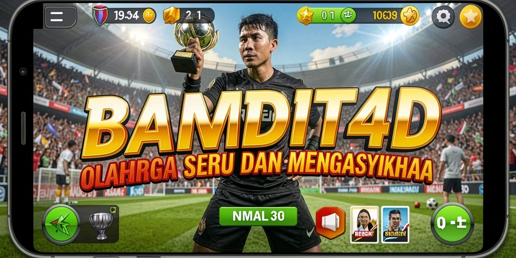 Tampilan gameplay seru dan mendebarkan dari BANDIT4D.
