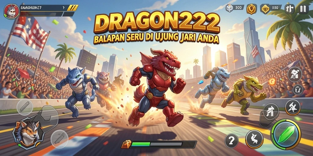 Tangkap aksi balapan mendebarkan dalam DRAGON222 dengan grafik realistis.