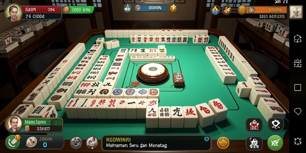 Tangkapan layar GOWIN menampilkan gameplay Mahjong yang menarik dan menantang.