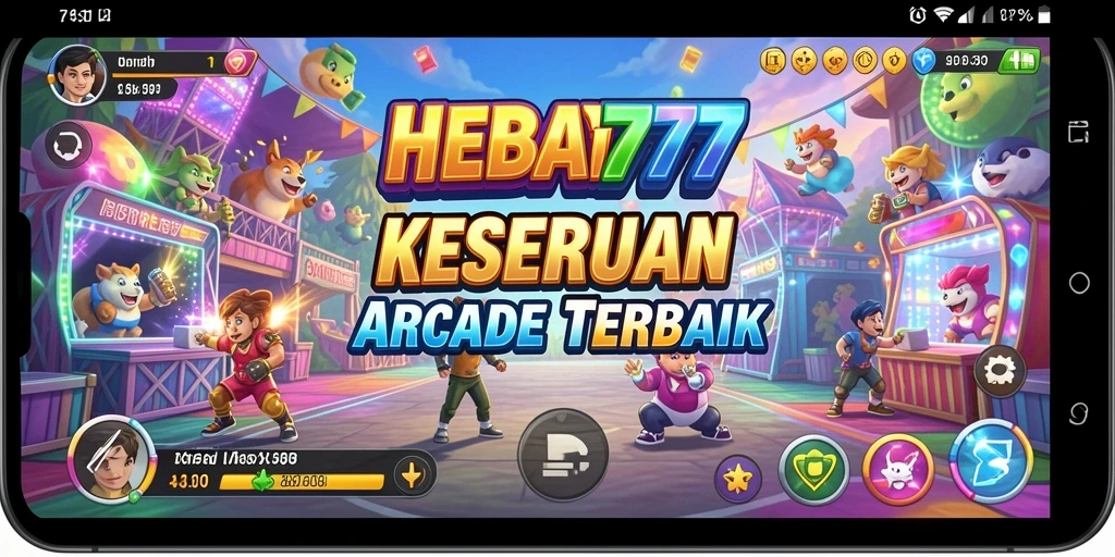 Tangkapan layar HEBAT777 yang menunjukkan aksi gameplay seru.