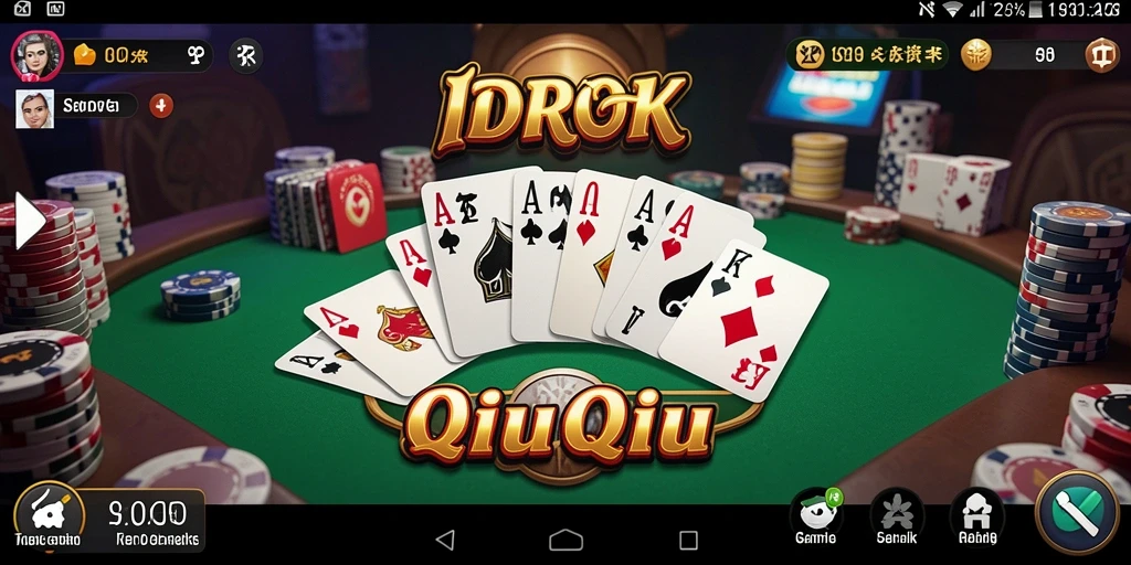 Tampilan gameplay seru di IDROK dengan pemain berinteraksi.