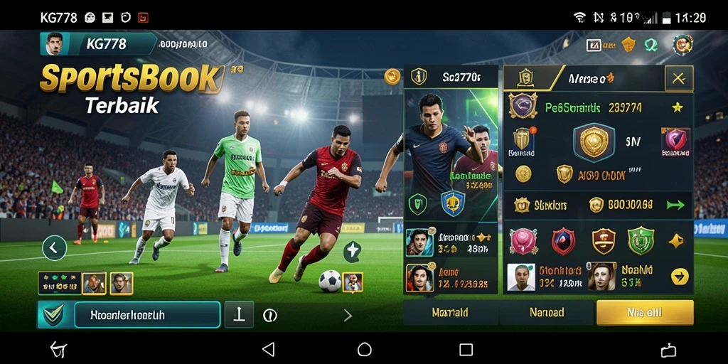 Tampilan gameplay menarik dan interaktif dari KG778 untuk taruhan olahraga.
