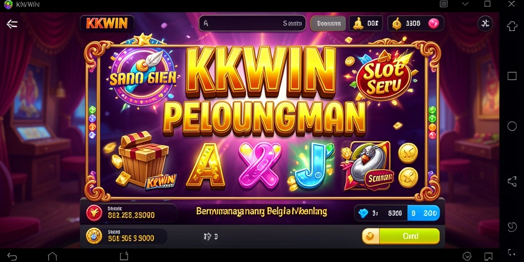 Screenshot KKWIN menampilkan gameplay Slot yang mendebarkan.