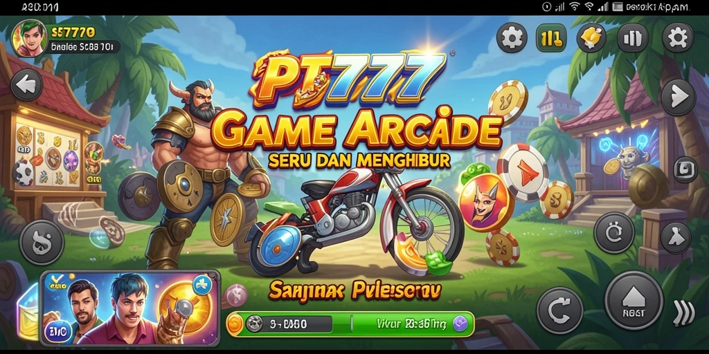 Tampilan gameplay PT777 yang menegangkan dan seru.