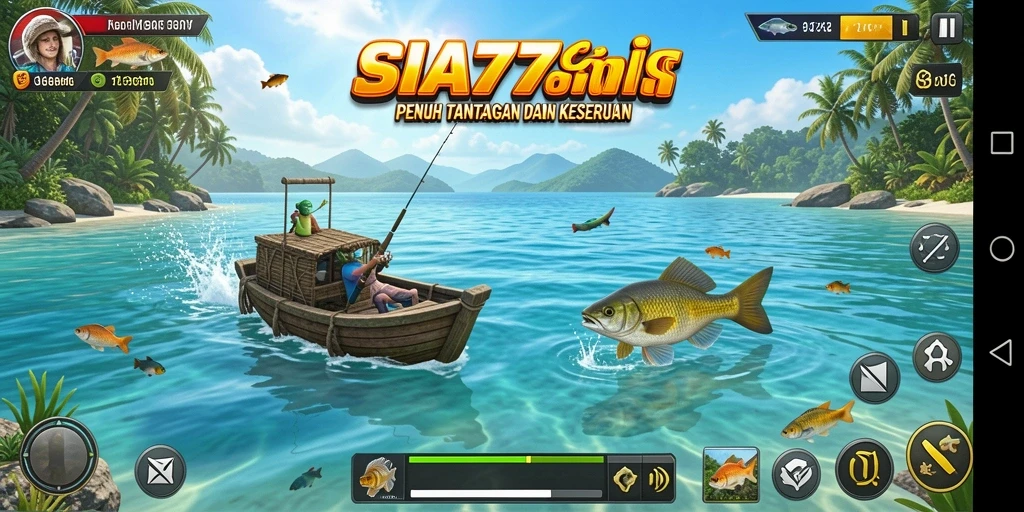 Gameplay SIA777 dengan aksi memancing yang seru dan menantang.