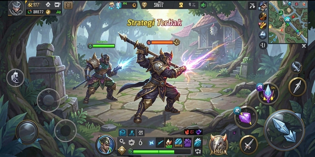 Tampilan gameplay SR877 yang mendebarkan dan strategis.