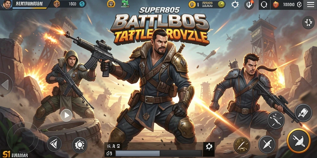 Gameplay seru di <strong>SUPER805</strong> dengan pertempuran intens.