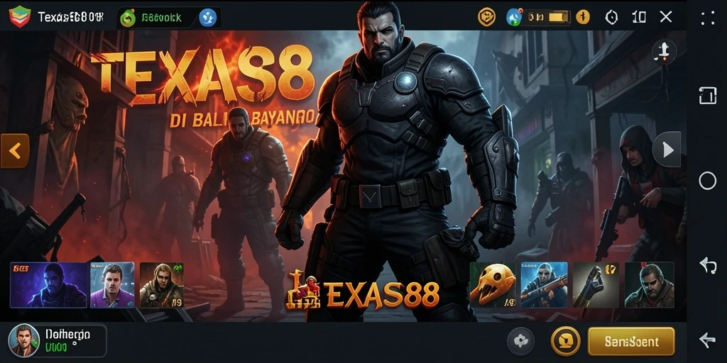 Tangkapan layar TEXAS88 menampilkan momen mencekam dalam gameplay horror.