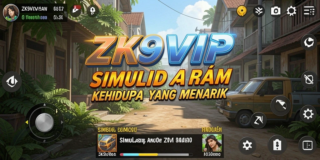 Gameplay mendebarkan dan interaksi dalam simulasi ZK9VIP.